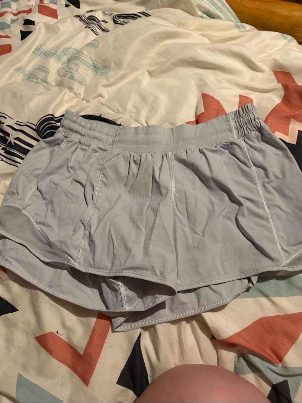lululemon athletica Light Gray Athletic Skort